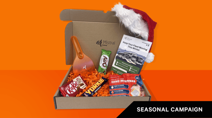 Winter marketing campaign for Mistral Group