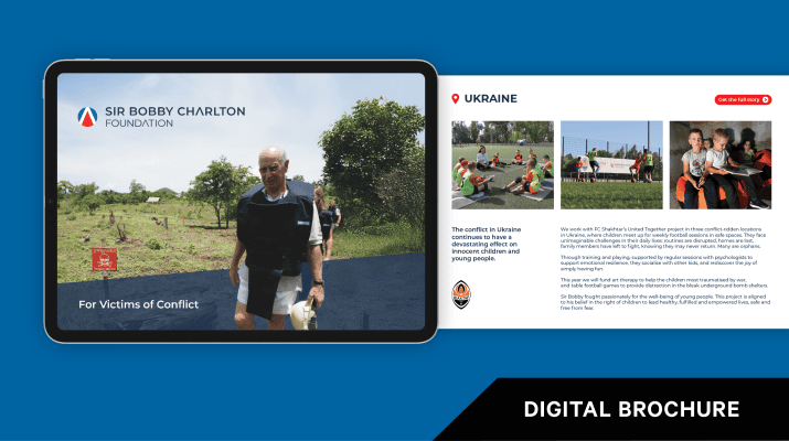 Charity brochure: The Sir Bobby Charlton Foundation