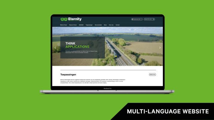 Website Design: Eternity Technologies